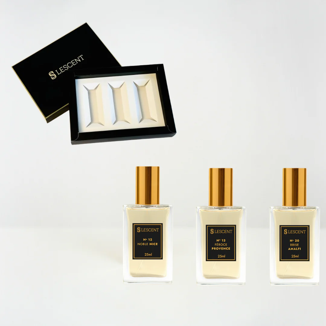 Kit Caixa Presentável + Kit Trilogia Essencial Masculina Nº 12 + Nº 13 + Nº 20 | 25ml